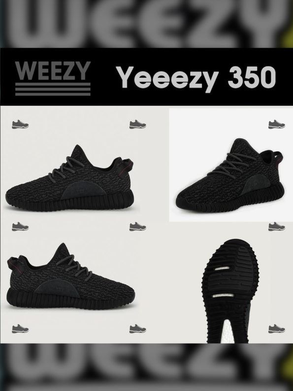 Adidas Yeezy 350 V1 (Pirate Black)