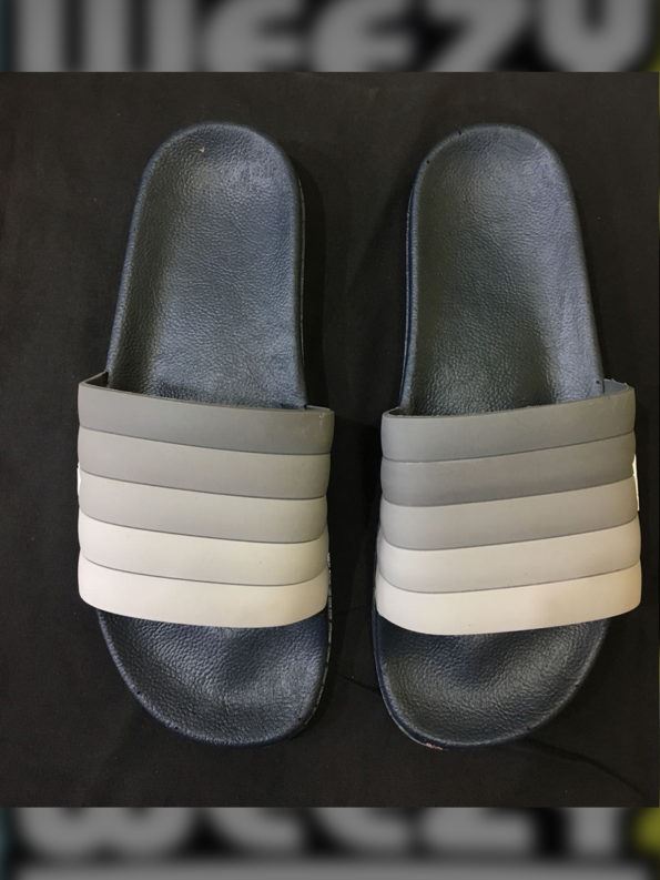 Adidas Adidas Slides (Grey Stripes)