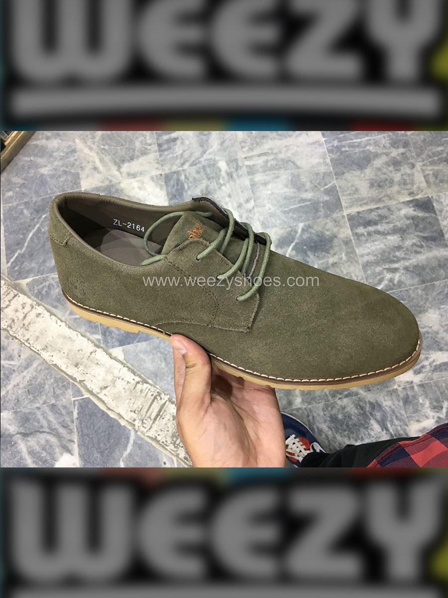 Formal Timberland Suede (Olive)