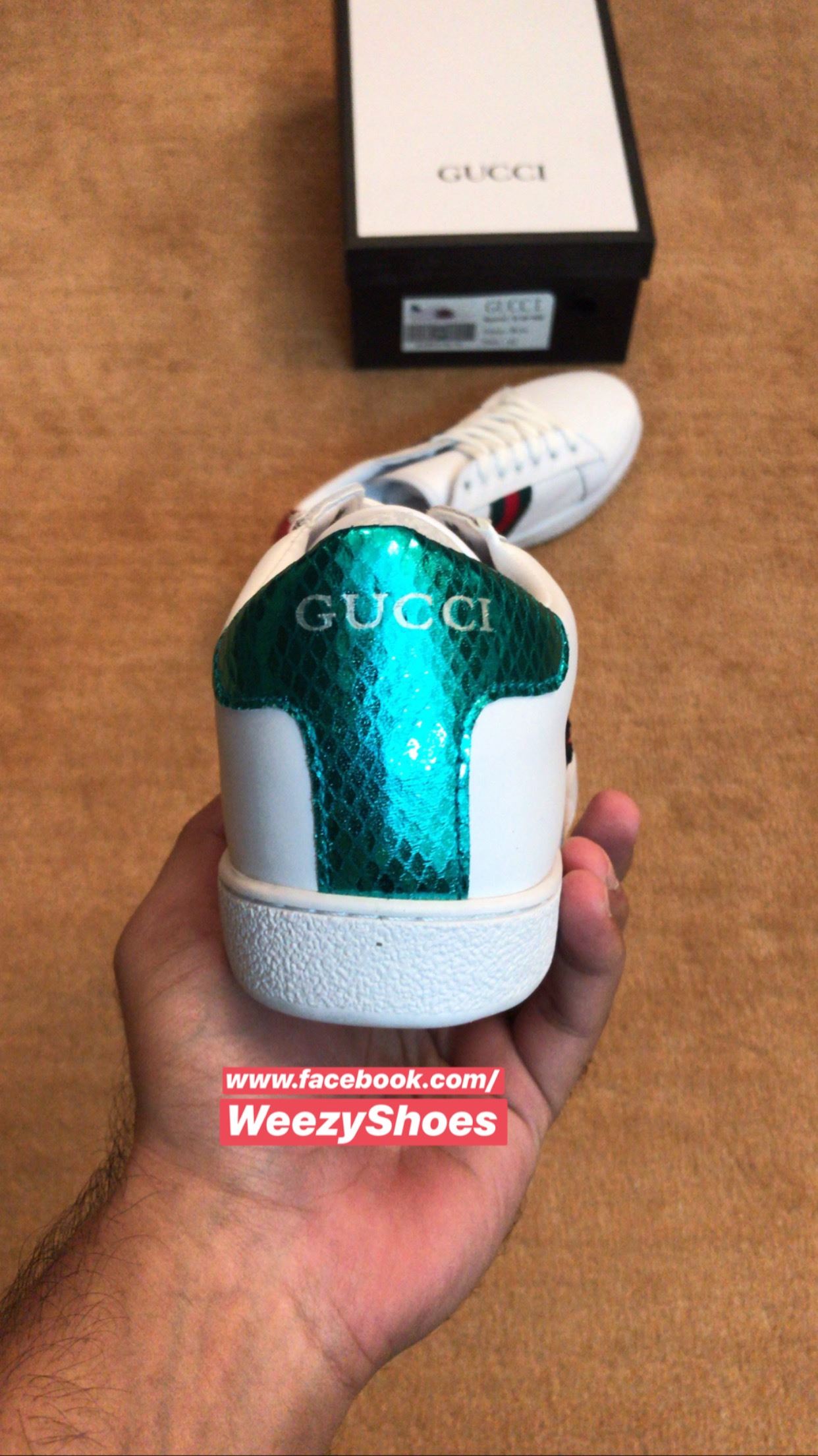 Gucci Gucci Ace Embroidered x Snake