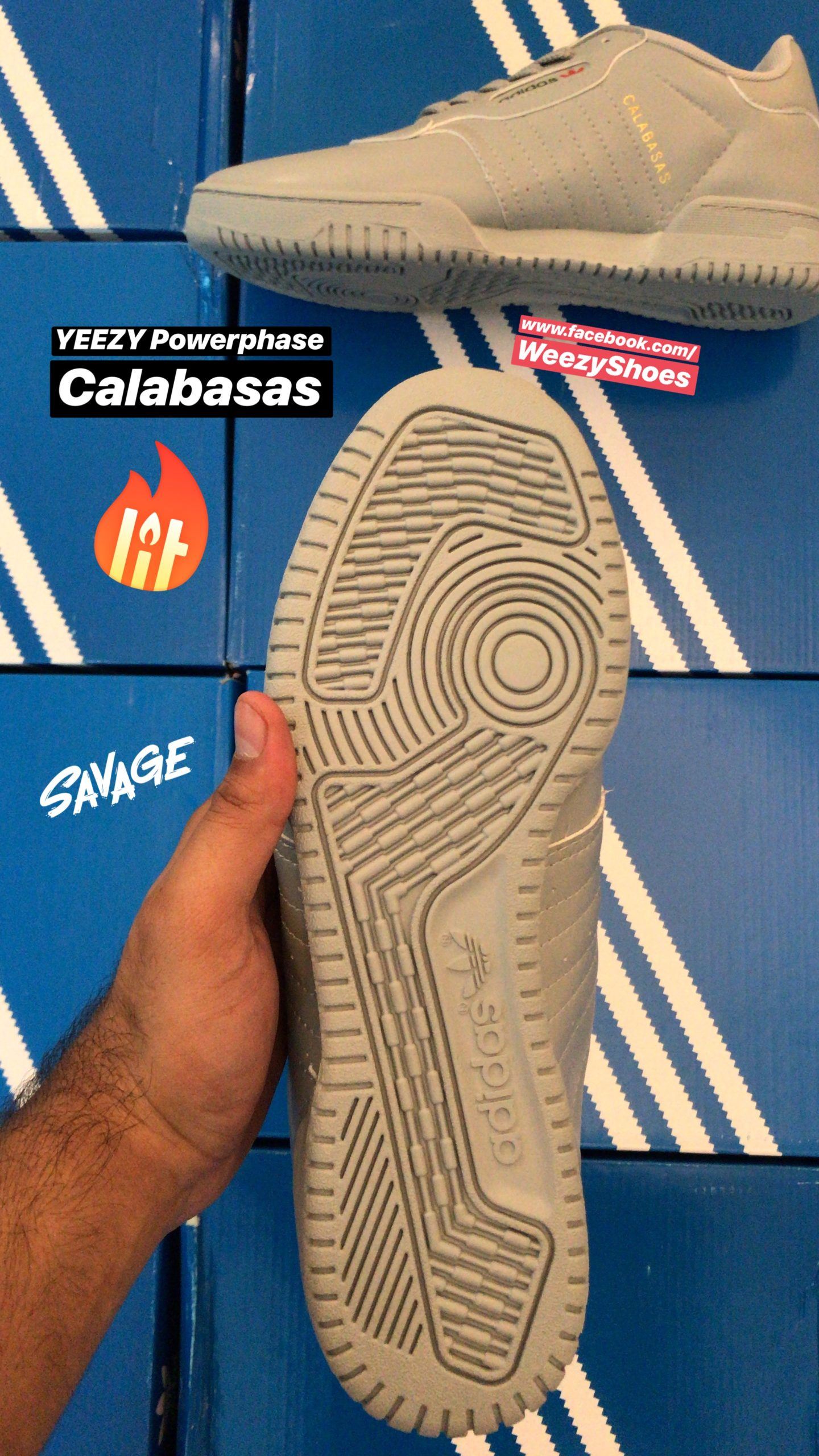 Adidas Yeezy Powerphase Calabasas (Grey)