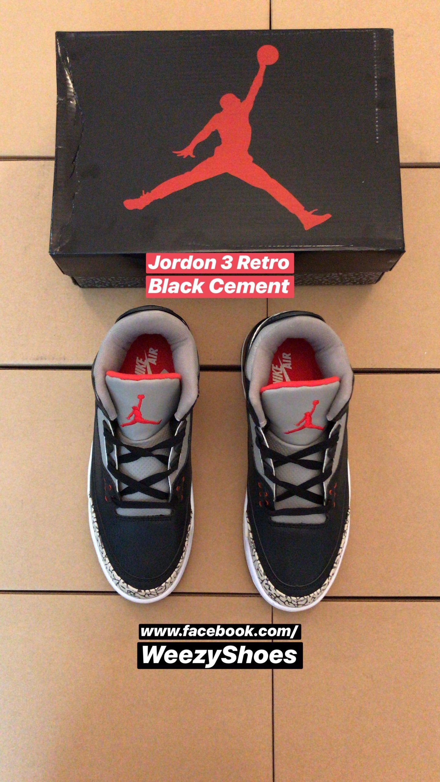Jordan Jordon 3 Retro Cement