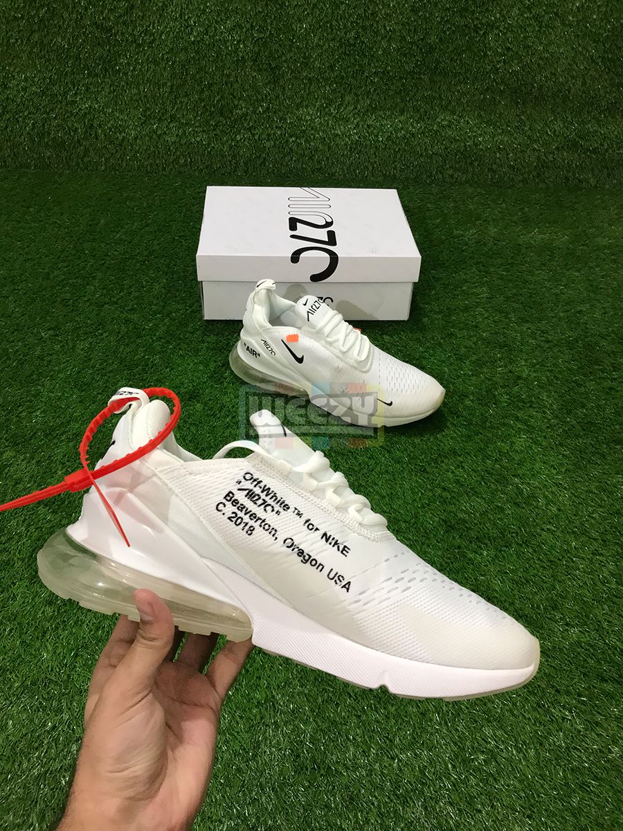 assist pedestal Ventilate Air max 270 x Off White (White) – Weezy Shoes