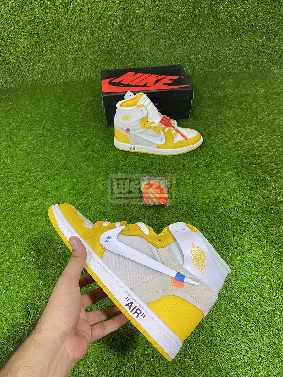 Hype Jordan 1 x Off White (Canary Yellow)
