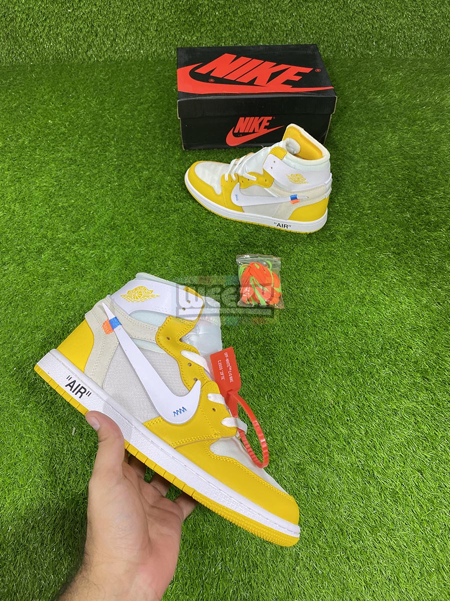 Hype Jordan 1 x Off White (Canary Yellow)