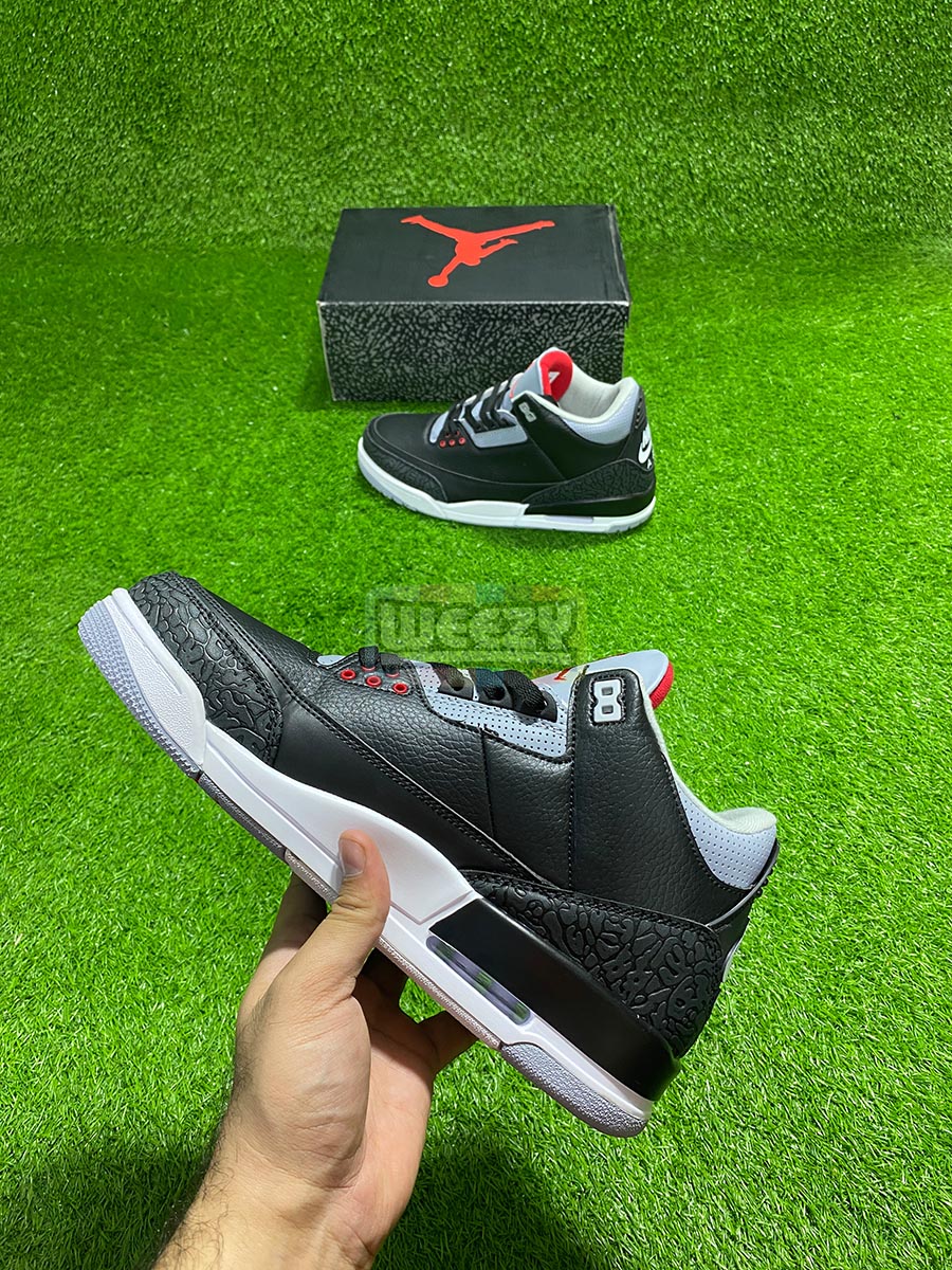 Hype Jordan 3 (Blk Cement)