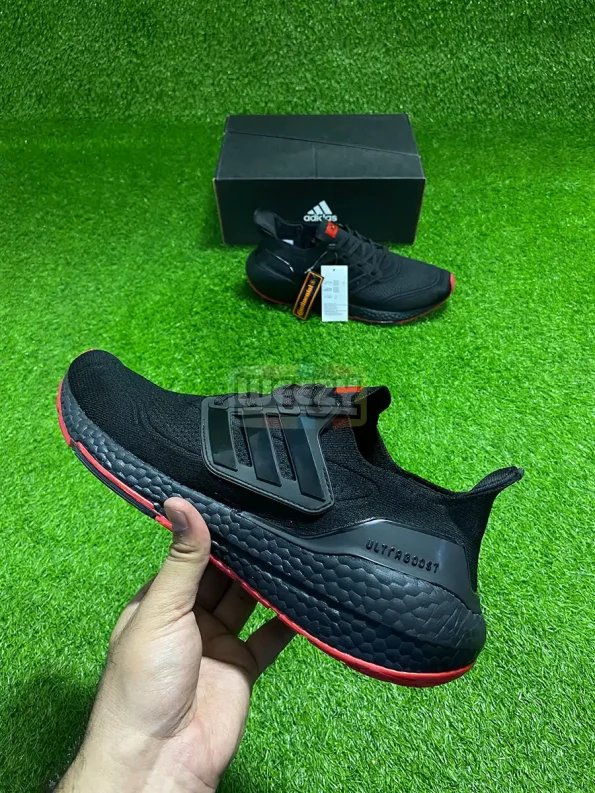 Ultraboost 21 (Blk Red) (2) IMG_7553