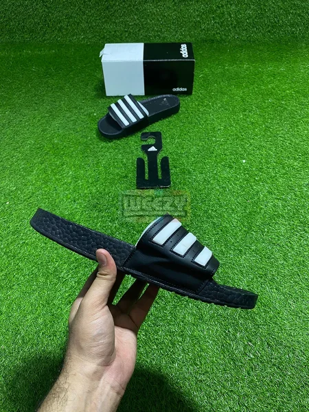 Adidas Boost Cloud Slides (Extra Soft)(Stripes)