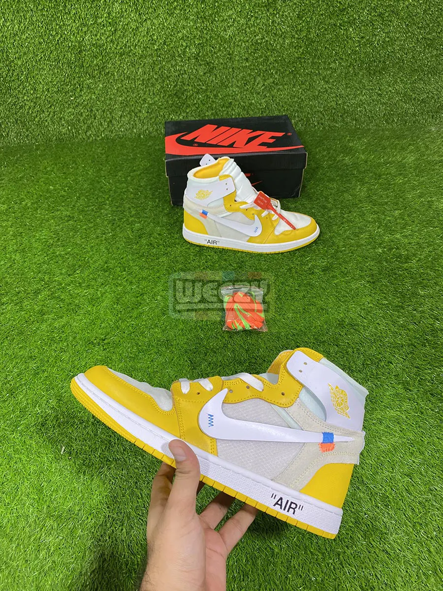 Jordan 1 x Off White (Canary Yellow) October 2021 1