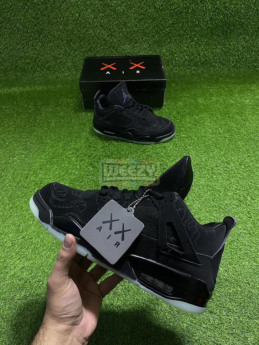 Hype Jordan 4 (Kaws xx) (Blk) (Premium Quality)