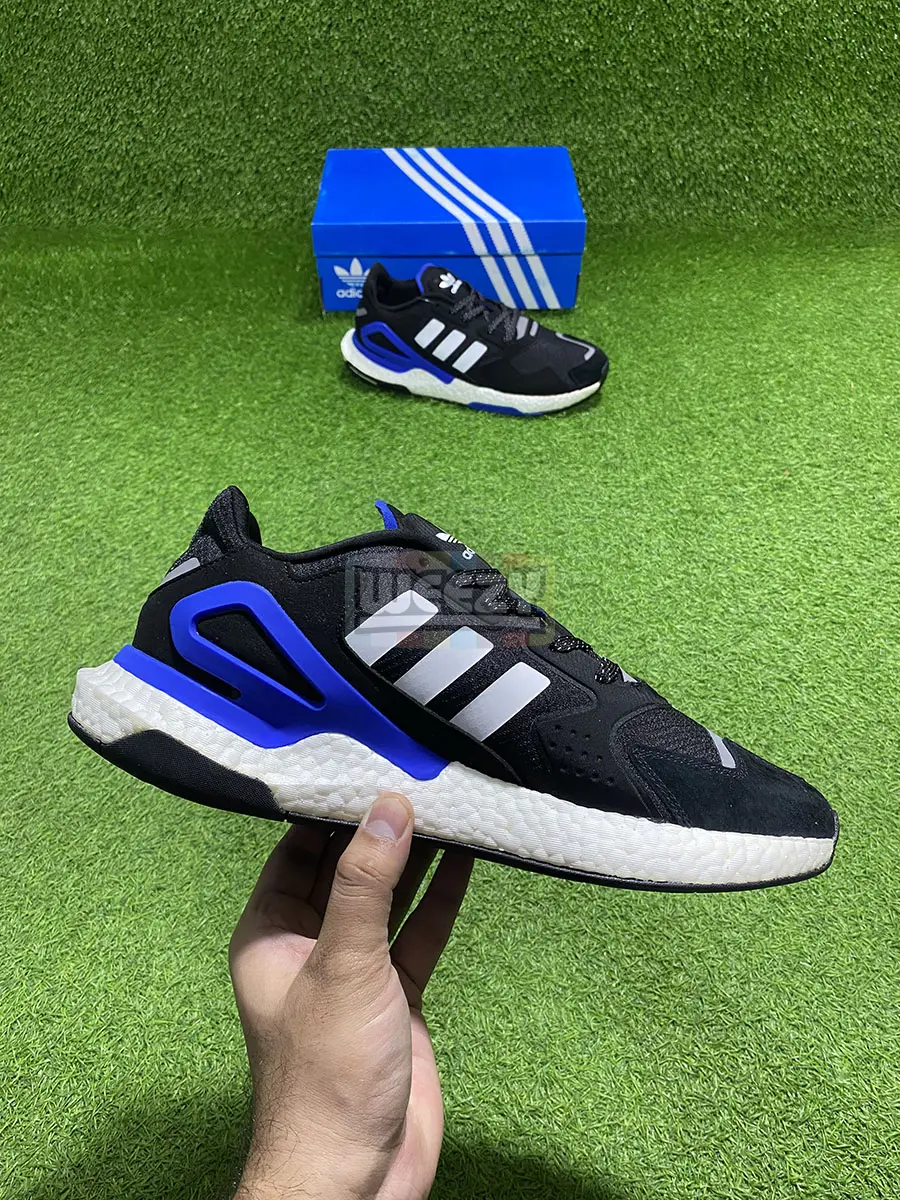 Adidas Day Jogger (Blk/R Blue) (Real Boost) (Original Quality 1:1)