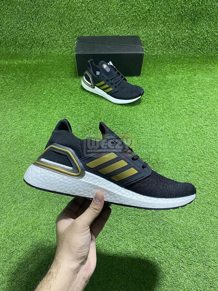 Adidas Ultraboost 20 (Blk/Gold) (Premium Quality)