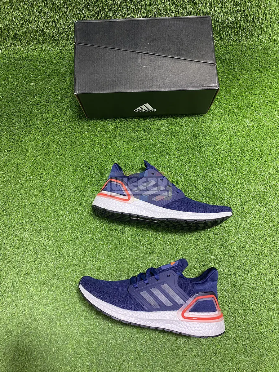 Adidas Ultraboost 20 (N Blue/Red Back) (Premium Quality)