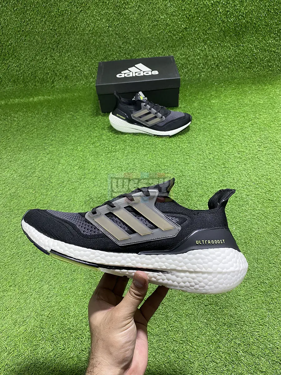 Adidas Ultraboost 21 (Blk/W/Gr) (Premium Quality)