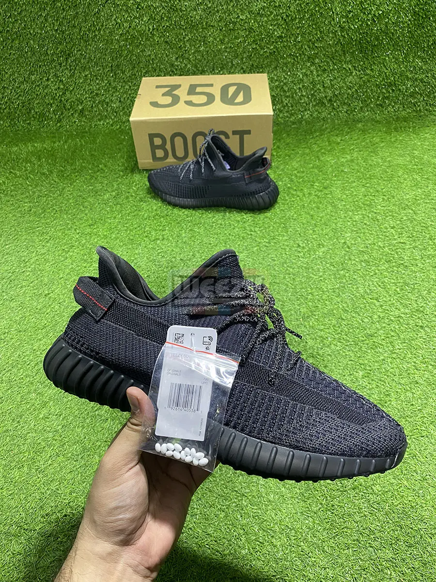 Adidas Yeezy Boost 350 V2 (Static Blk) (Reflective) (Real Boost) (Original Quality 1:1)