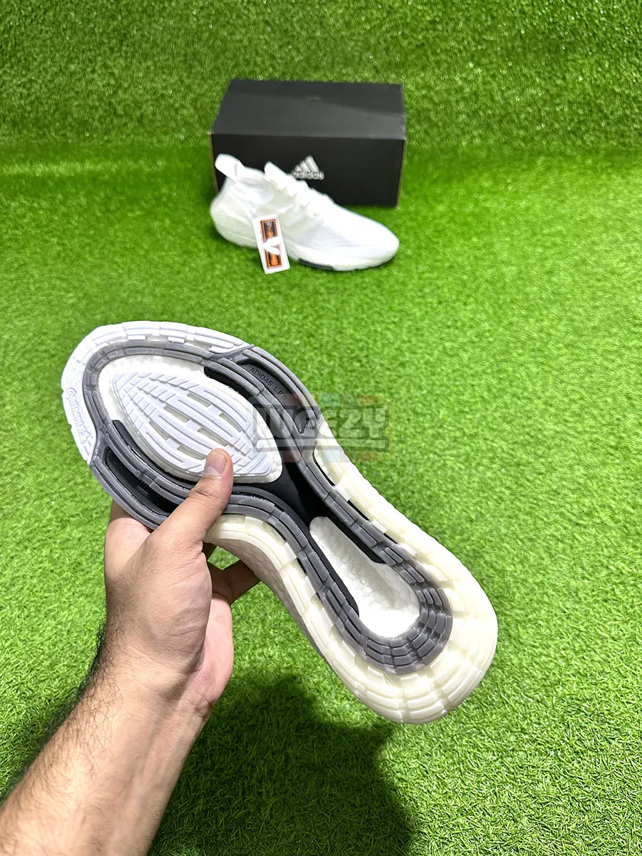 Adidas Ultraboost 21 (Triple White) (Premium Quality)